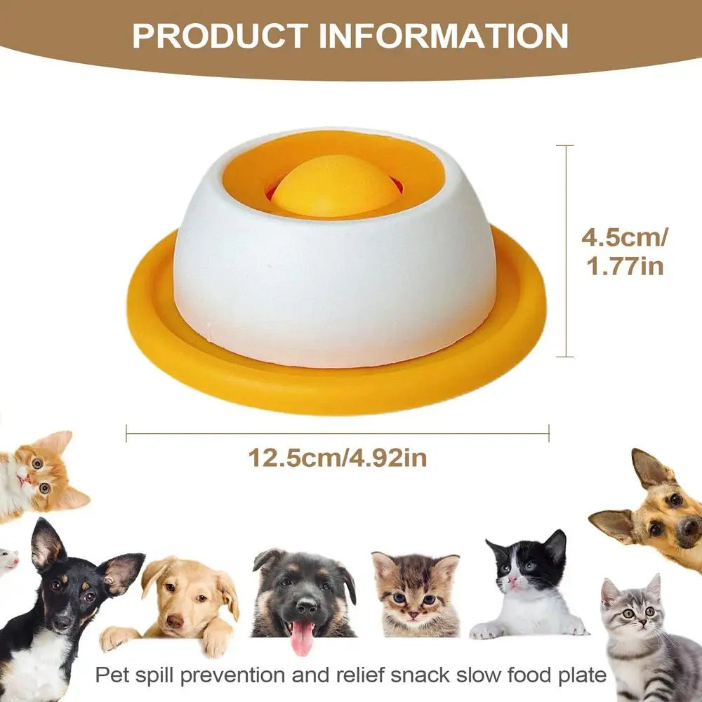 Slow Feeder Lick Bowl for Cats & Dogs