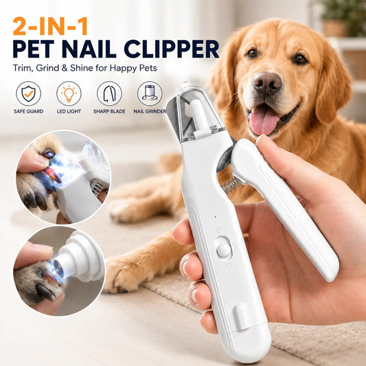 2-In-1 Dog Nail Clipper & Grinder