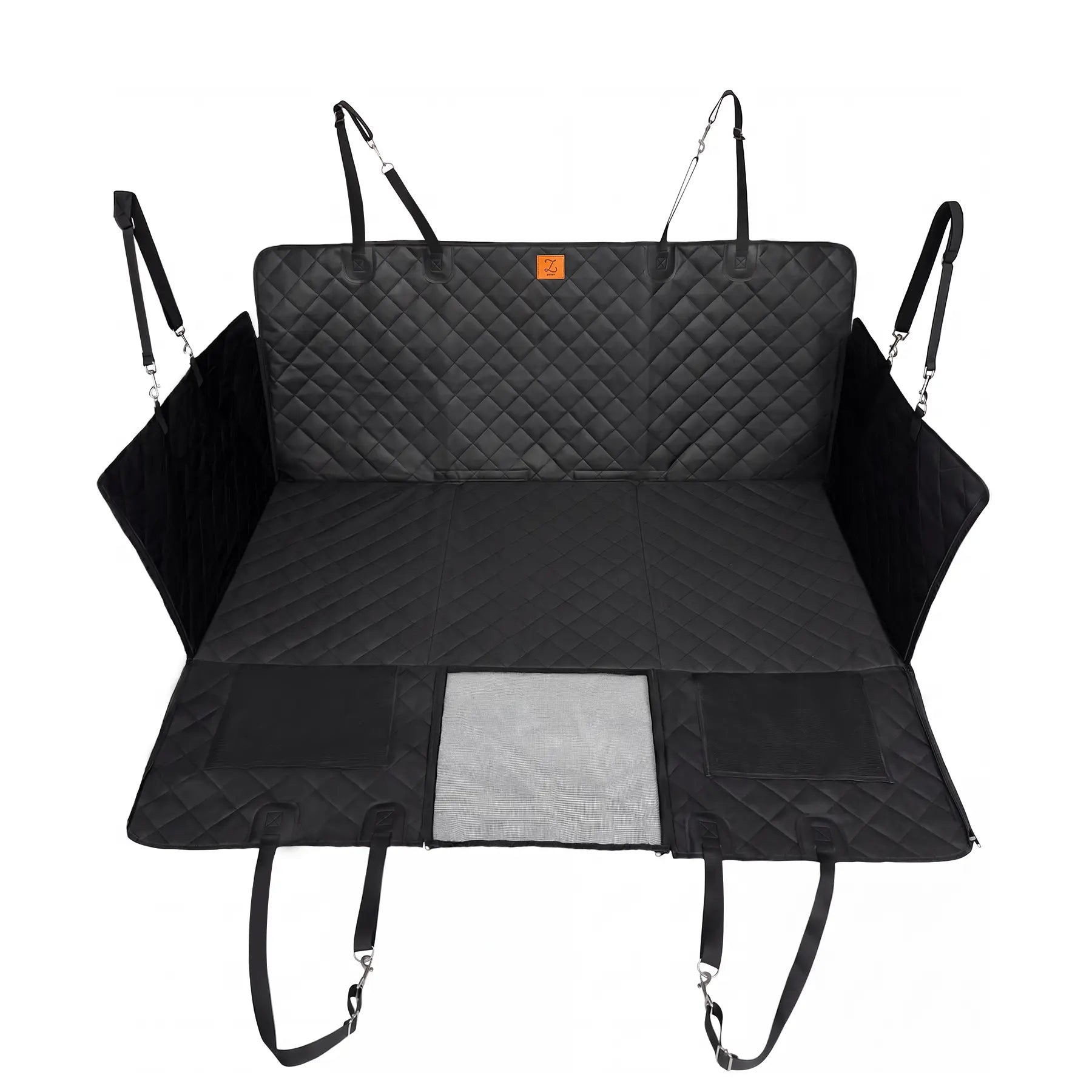 Waterproof Pet Car Hammock with Mesh Window