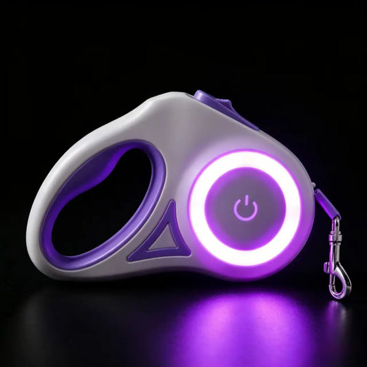 LED Retractable Dog Leash