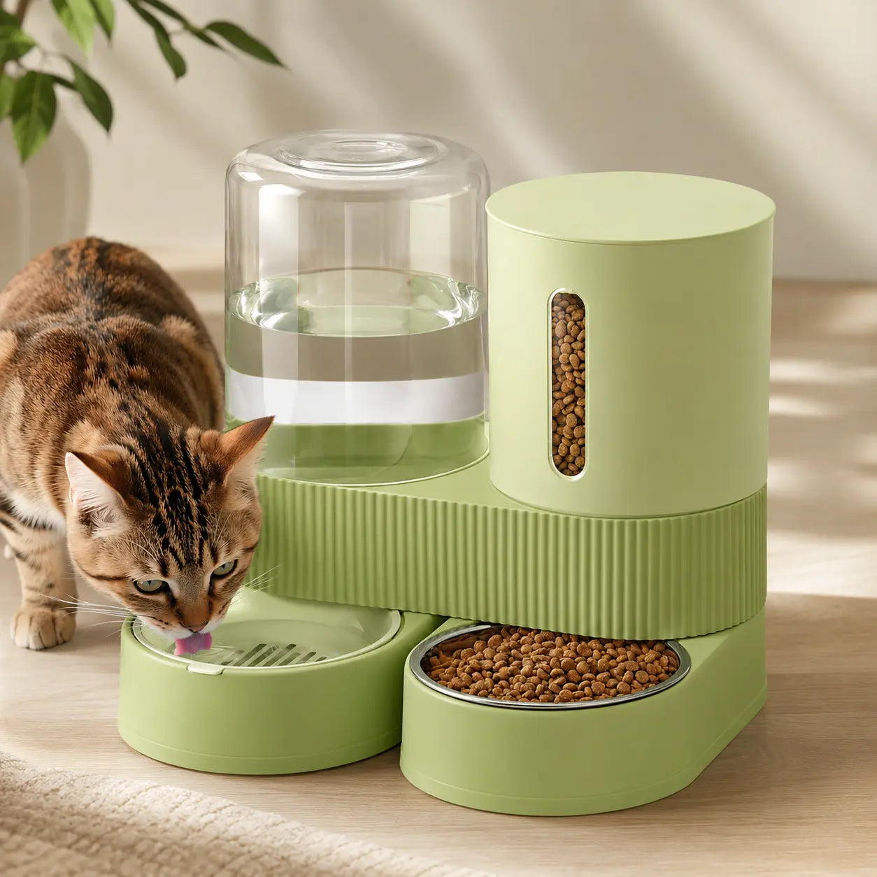 Gravity Pet Feeder and Water Dispenser