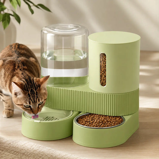 Gravity Pet Feeder and Water Dispenser