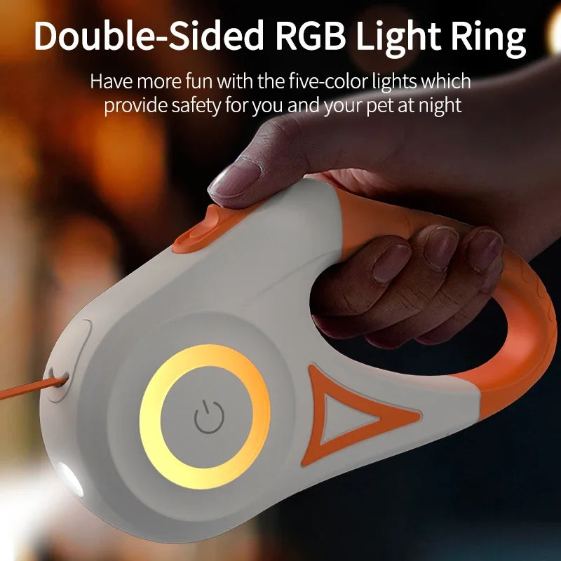 LED Retractable Leash