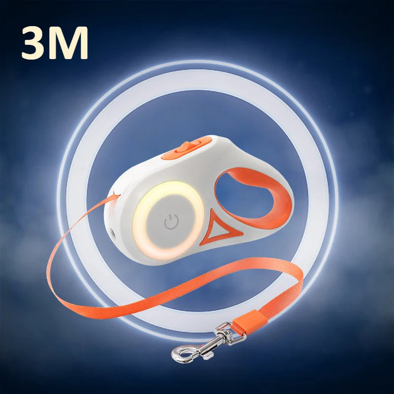 LED Retractable Leash