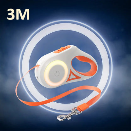 LED Retractable Leash