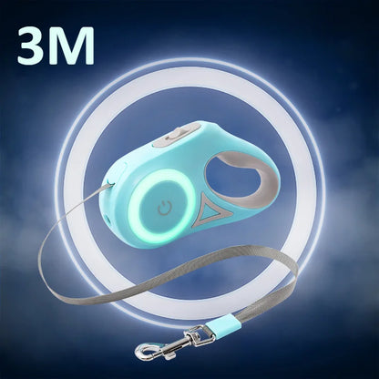 LED Retractable Leash