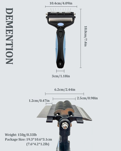 3-in-1 Pet Grooming Comb