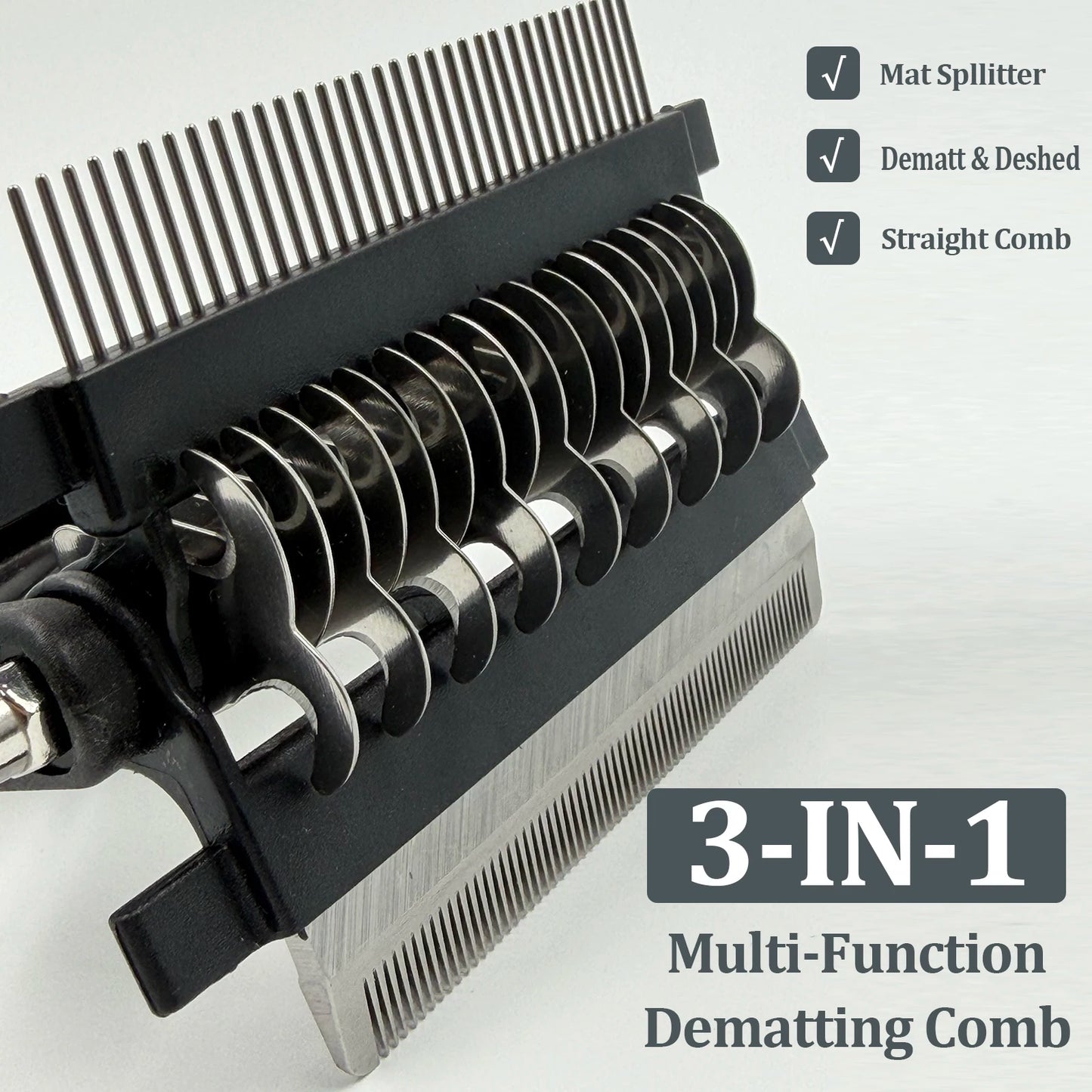 3-in-1 Pet Grooming Comb