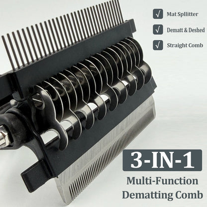 3-in-1 Pet Grooming Comb