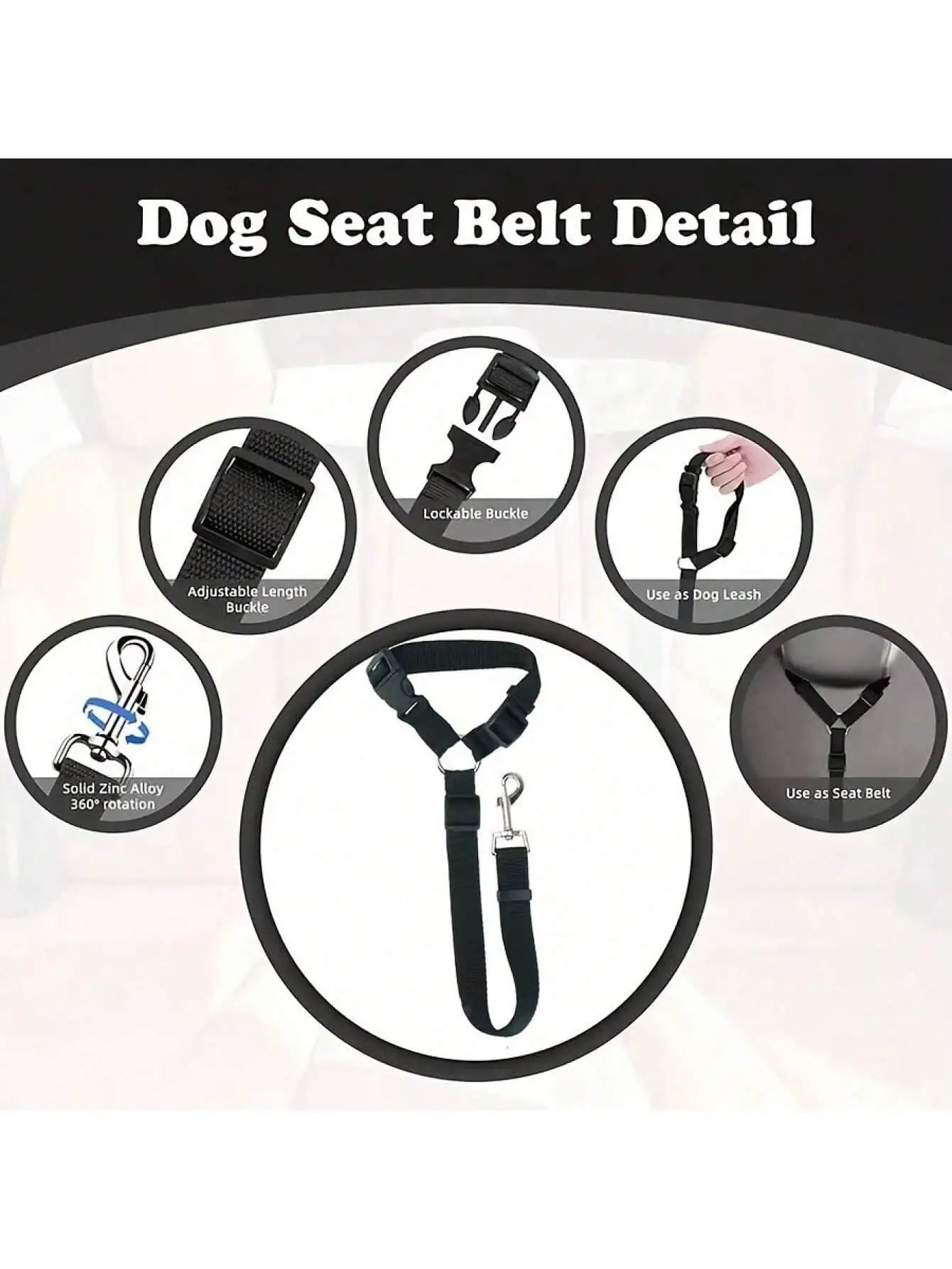 Dog Seat Belt