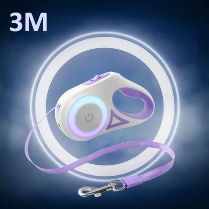 LED Retractable Leash