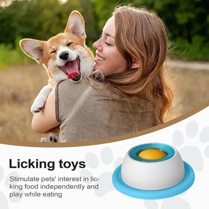 Slow Feeder Lick Bowl for Cats & Dogs