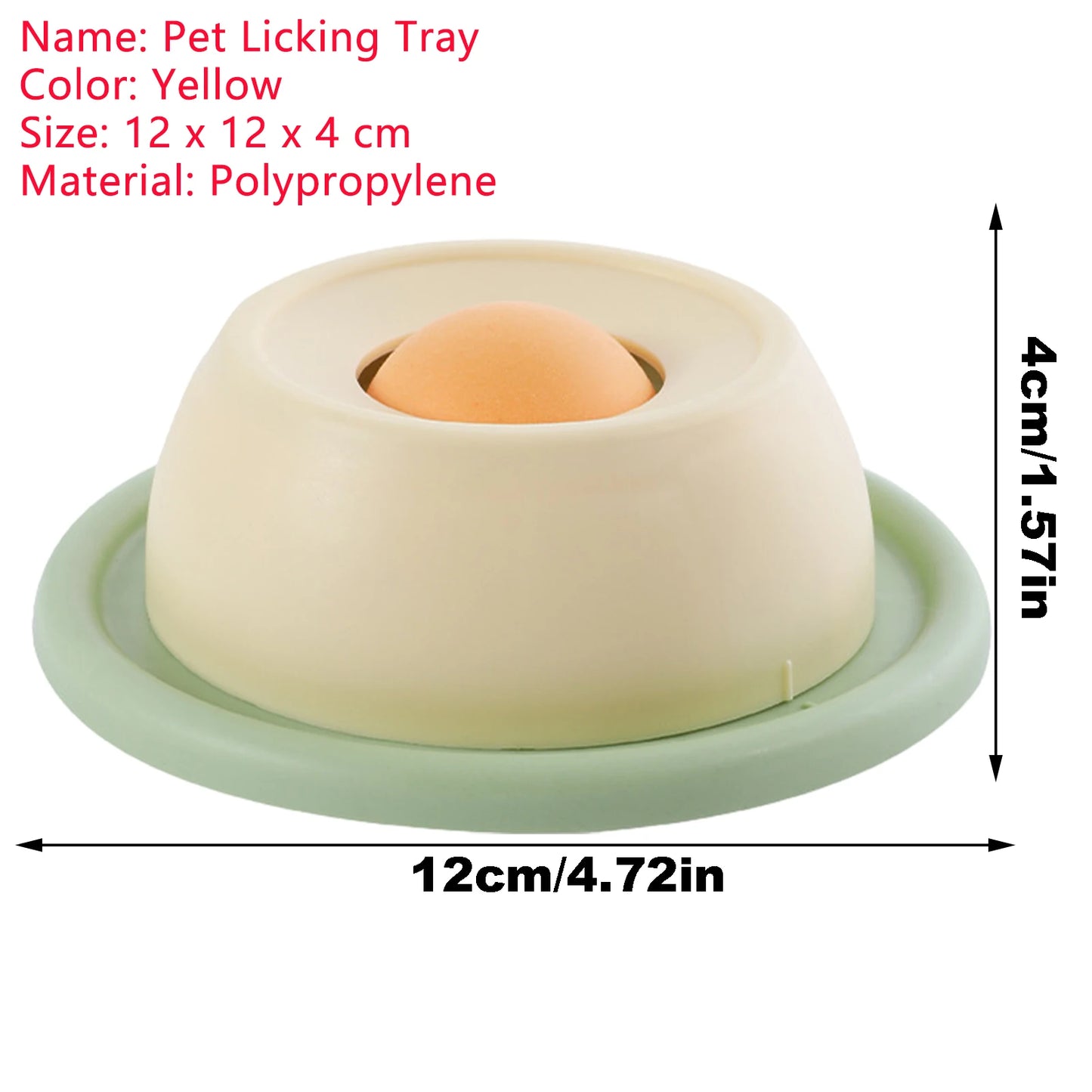 Slow Feeder Lick Bowl for Cats & Dogs