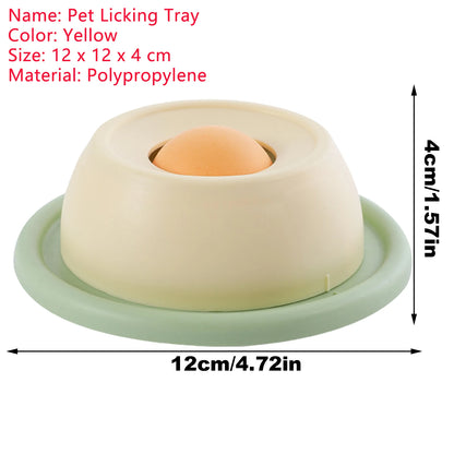 Slow Feeder Lick Bowl for Cats & Dogs