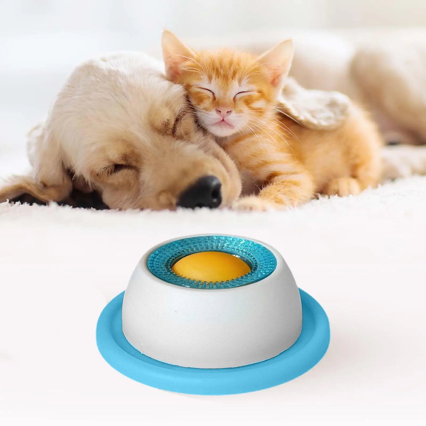 Slow Feeder Lick Bowl for Cats & Dogs