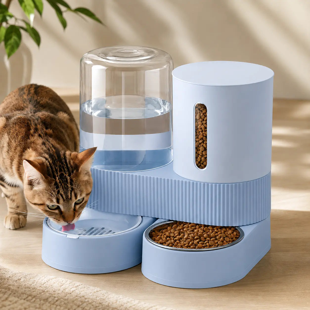 Gravity Pet Feeder and Water Dispenser