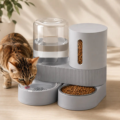 Gravity Pet Feeder and Water Dispenser