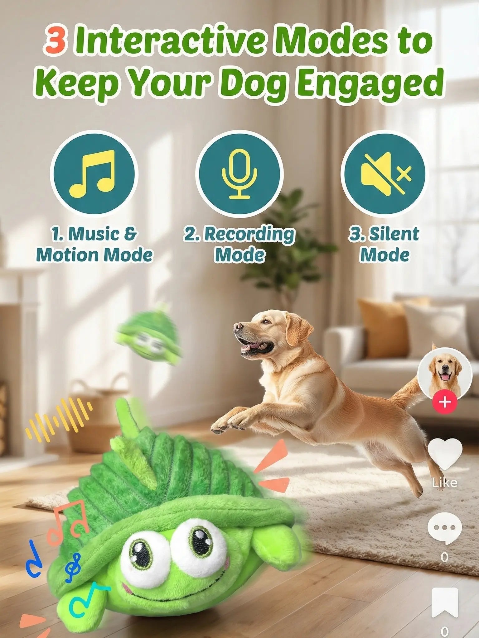 Interactive Dog Ball 